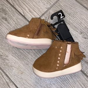 (Baby) New Wonder Nation Moccasin Boots with Side Zipper